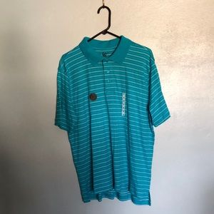 LAST CHANCE R&R Casual Teal and White Shirt